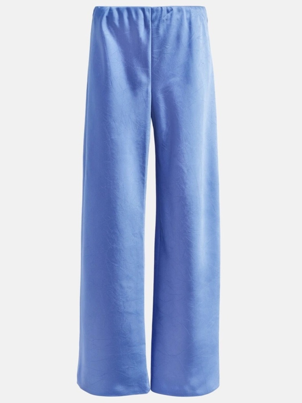 Vince Wide-Leg Satin Pants in Blue